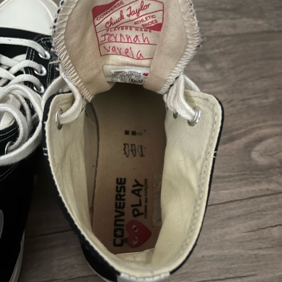 Converse X Comme des garçons size 10.5 womens 8.5 mens - Picture 5 of 7